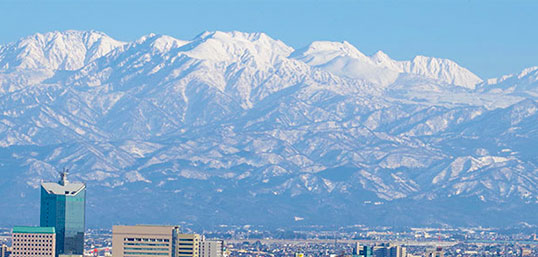 北陸の自然豊かな風景